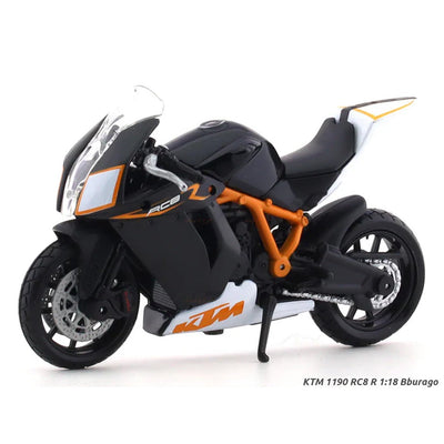 Bburago - 1 : 18 Diecast Scale Model - KTM 1190 RC8 R Official Licensed Product