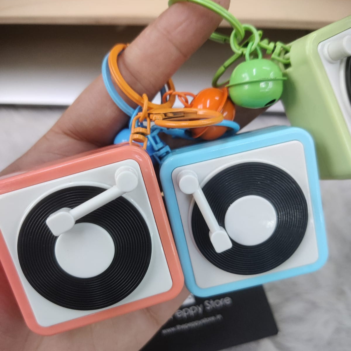 Vintage Tape Recorder 3D Keychain With Sound (Choose From Drop Down Menu)