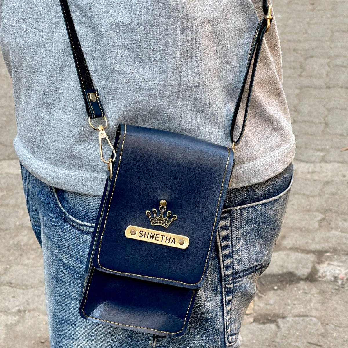 Personalised Unisex Cross Body Bag 2.0 ( No Cod on personalised Orders ) - Prepaid Orders Only