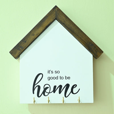Wooden House Sign Keyhanger