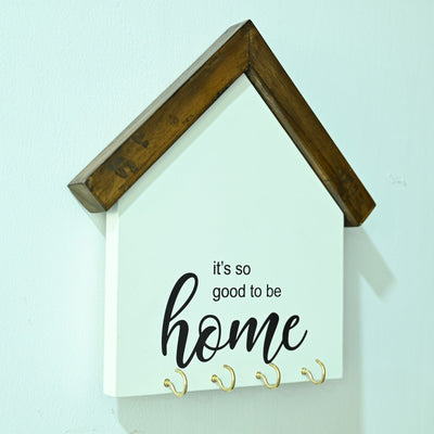 Wooden House Sign Keyhanger