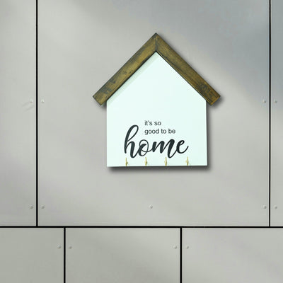 Wooden House Sign Keyhanger