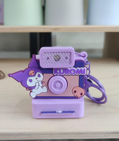 Quirky 3D Keychain with Bagcharm With Light And Sound (Select From DropDown Menu)