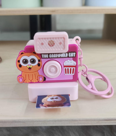 Quirky 3D Keychain with Bagcharm With Light And Sound (Select From DropDown Menu)