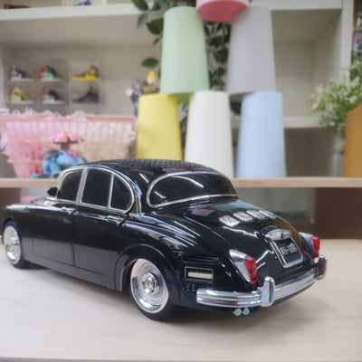 WS - 596 Wireless Car Bluetooth Speaker With Working Headlights - Black