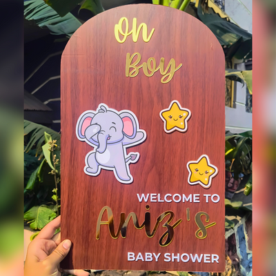 Baby Shower Welcome Sign