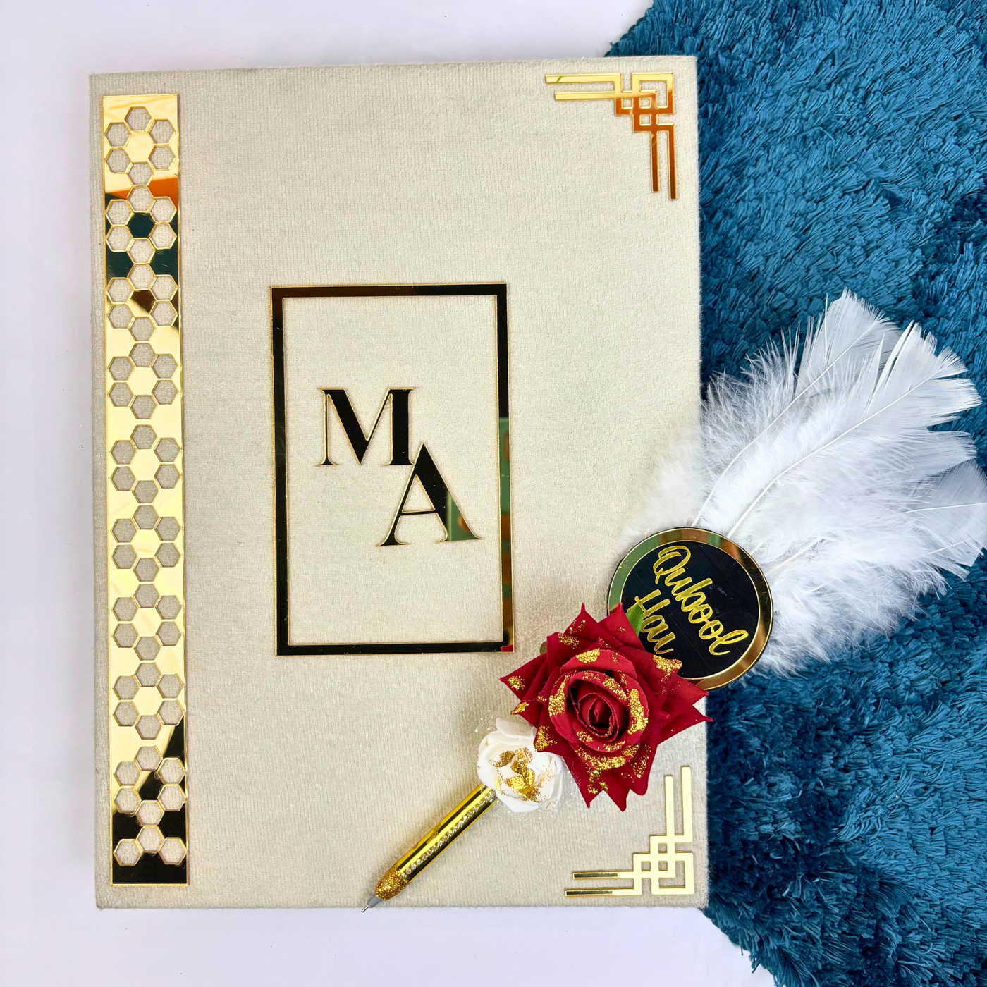 Customised Nikah Nama With Qubool Hai Pen