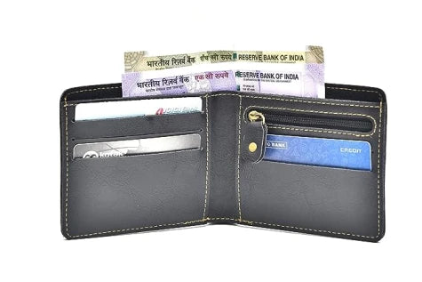 Customized Men's Wallet and Diary Combo - Black