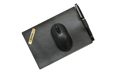 Personalized Mouse Pad with Name - Grey