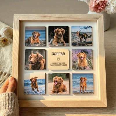 Personalized Pet Memorial  Wooden Frame